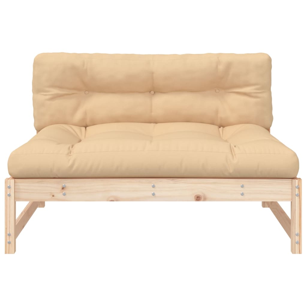 Midtermodul Til Sofa 120x80 Cm Massivt Fyrretræ - Billede 4