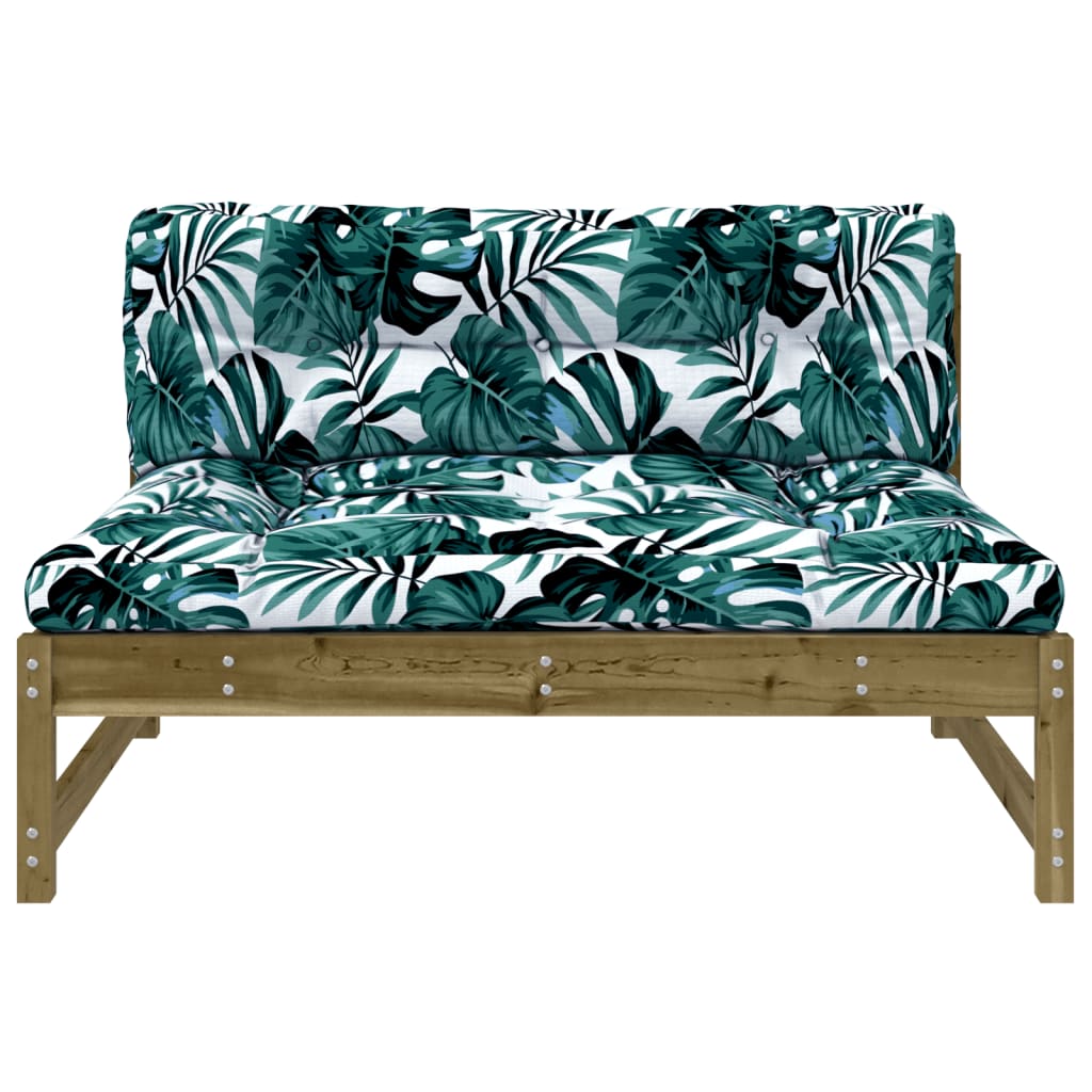 Midtermodul Til Sofa 120x80 Cm Imprægneret Fyrretræ - Billede 4