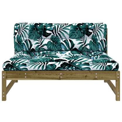 Midtermodul Til Sofa 120x80 Cm Imprægneret Fyrretræ - Billede 4