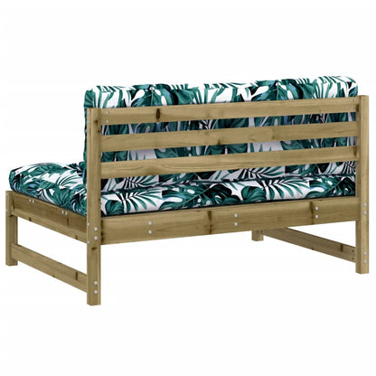 Midtermodul Til Sofa 120x80 Cm Imprægneret Fyrretræ - Billede 6