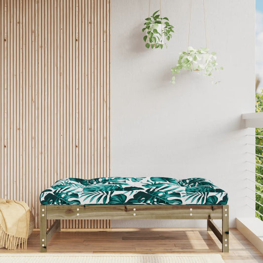 Udendørs Fodskammel 120x80 Cm Imprægneret Fyrretræ - Hovedbillede