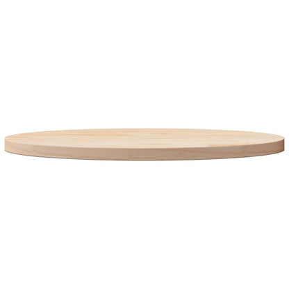 Bordplade Oval Massivt Fyrretræ - Billede 3