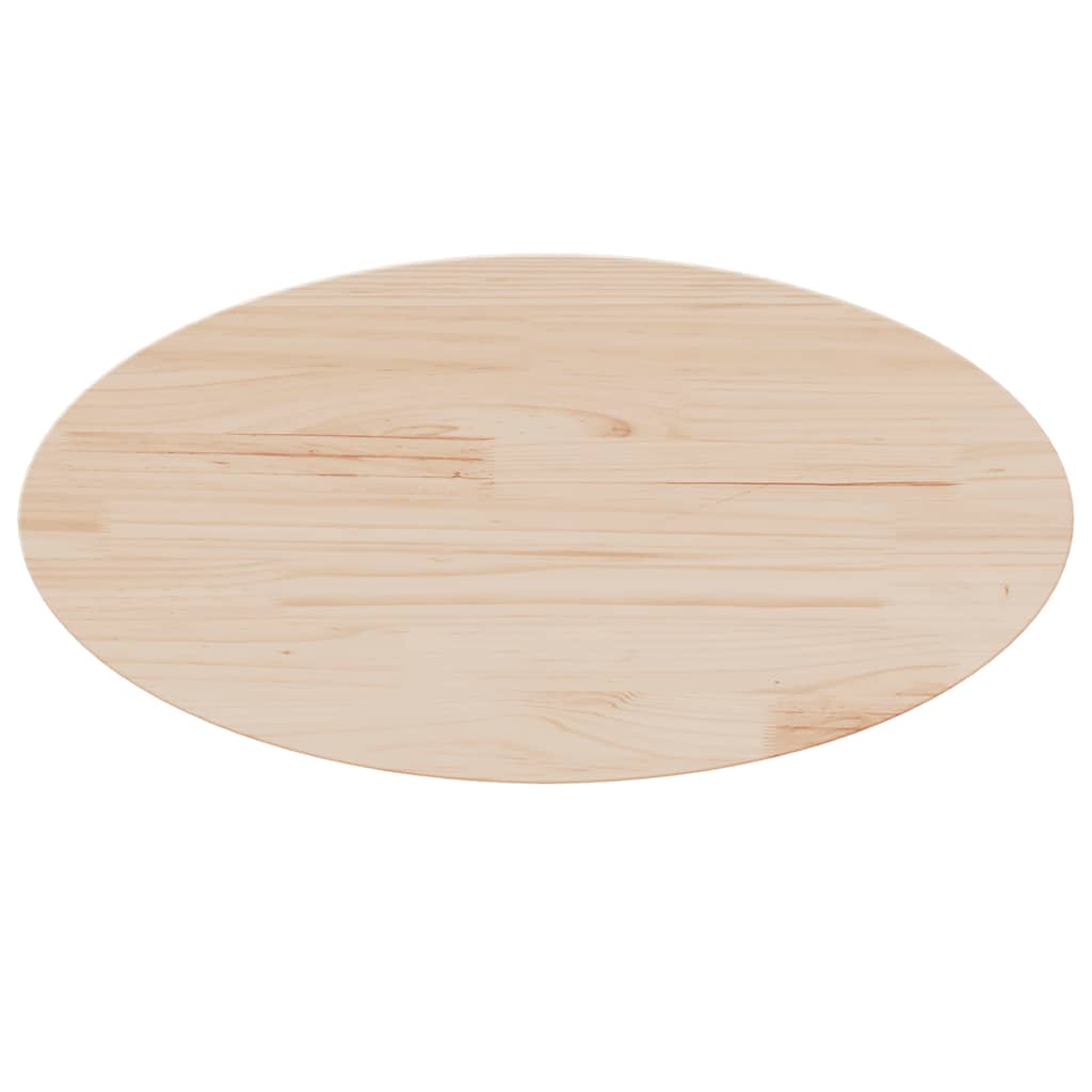 Bordplade Oval Massivt Fyrretræ - Billede 5