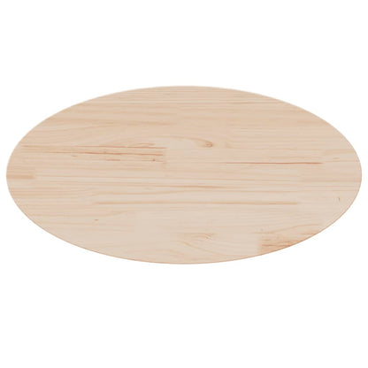 Bordplade Oval Massivt Fyrretræ - Billede 5