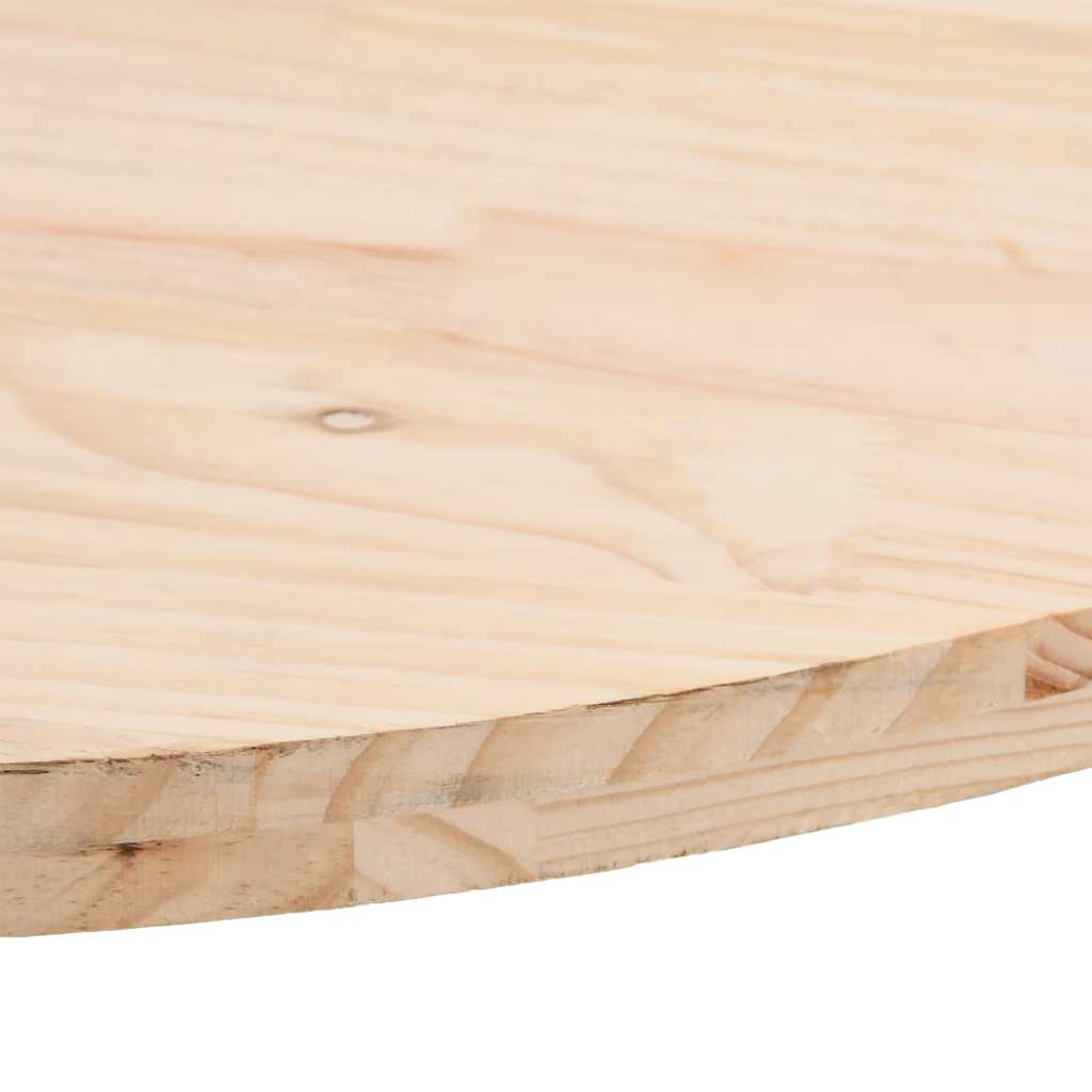 Bordplade Oval Massivt Fyrretræ - Billede 6