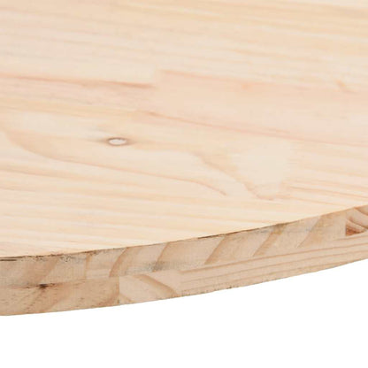 Bordplade Oval Massivt Fyrretræ - Billede 6