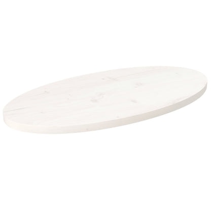 Bordplade Oval Massivt Fyrretræ