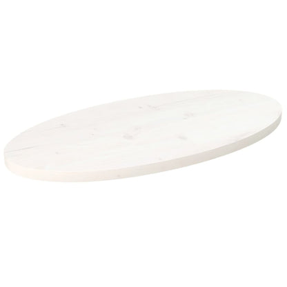 Bordplade Oval Massivt Fyrretræ