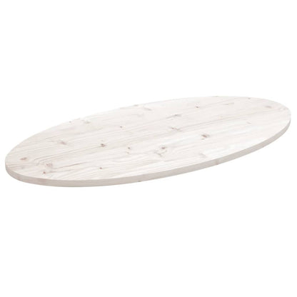 Bordplade Oval Massivt Fyrretræ