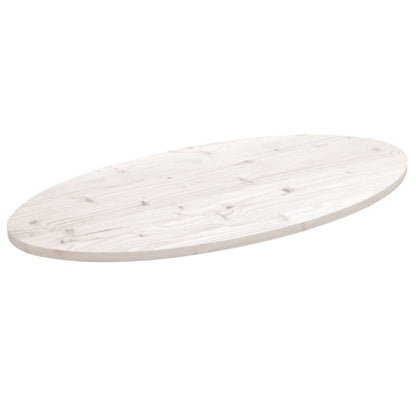 Bordplade Oval Massivt Fyrretræ