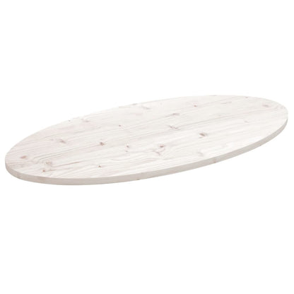 Bordplade Oval Massivt Fyrretræ