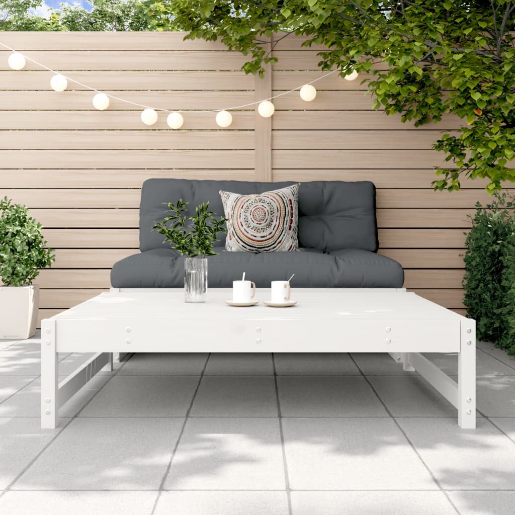 Udendørs Fodskammel 120x80 Cm Massivt