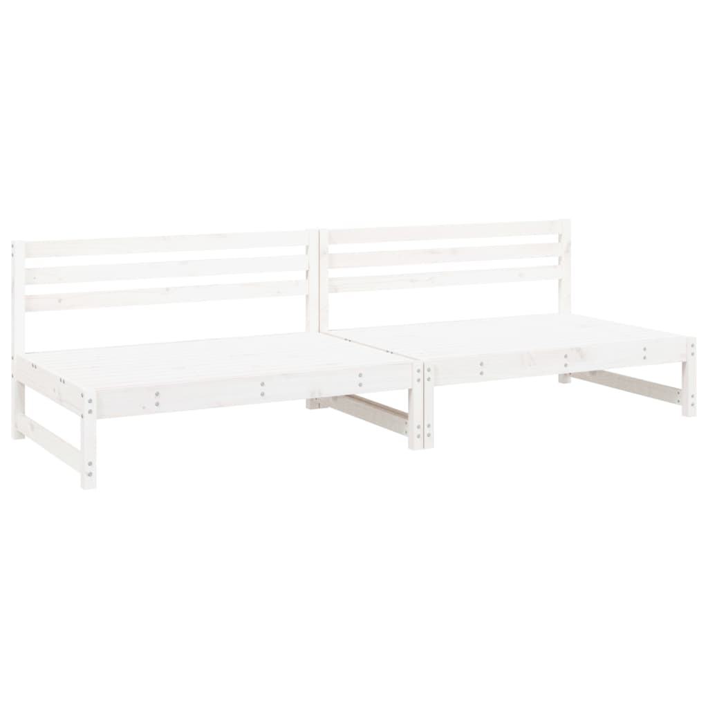 Midtermoduler Til Havesofa 2 Stk. 120x80 Cm Massivt
