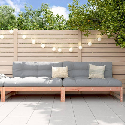 Midtermoduler Til Havesofa 2 Stk. 120x80 Cm Massivt Douglasgran - Hovedbillede