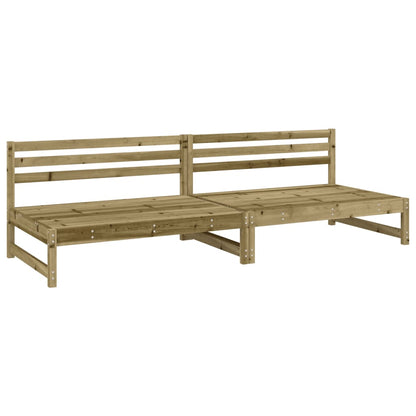 Midtermoduler Til Havesofa 2 Stk. 120x80 Cm Massivt