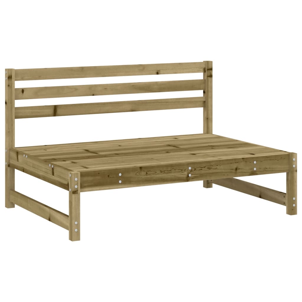 Midtermoduler Til Havesofa 2 Stk. 120x80 Cm Massivt