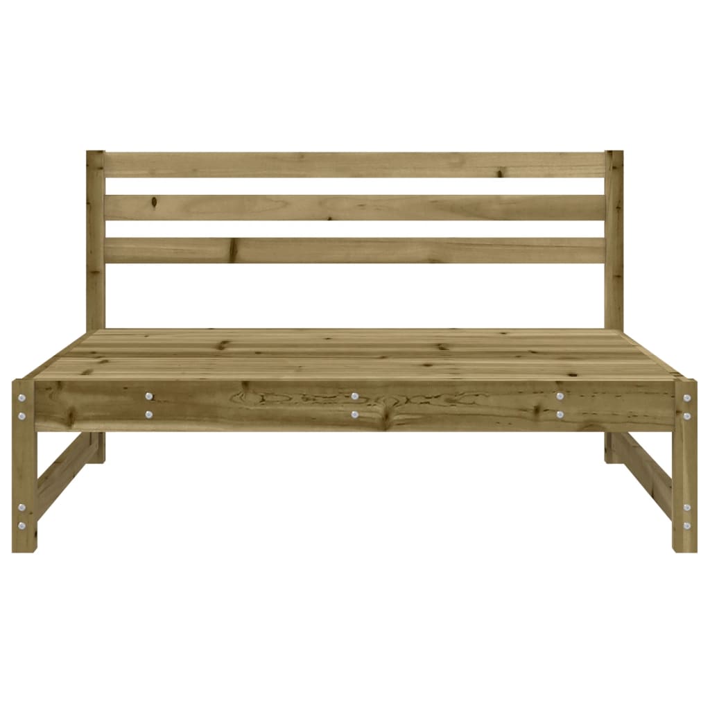 Midtermoduler Til Havesofa 2 Stk. 120x80 Cm Massivt