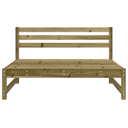 Midtermoduler Til Havesofa 2 Stk. 120x80 Cm Massivt