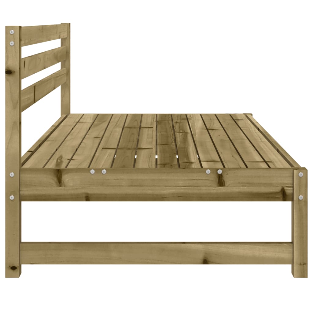 Midtermoduler Til Havesofa 2 Stk. 120x80 Cm Massivt