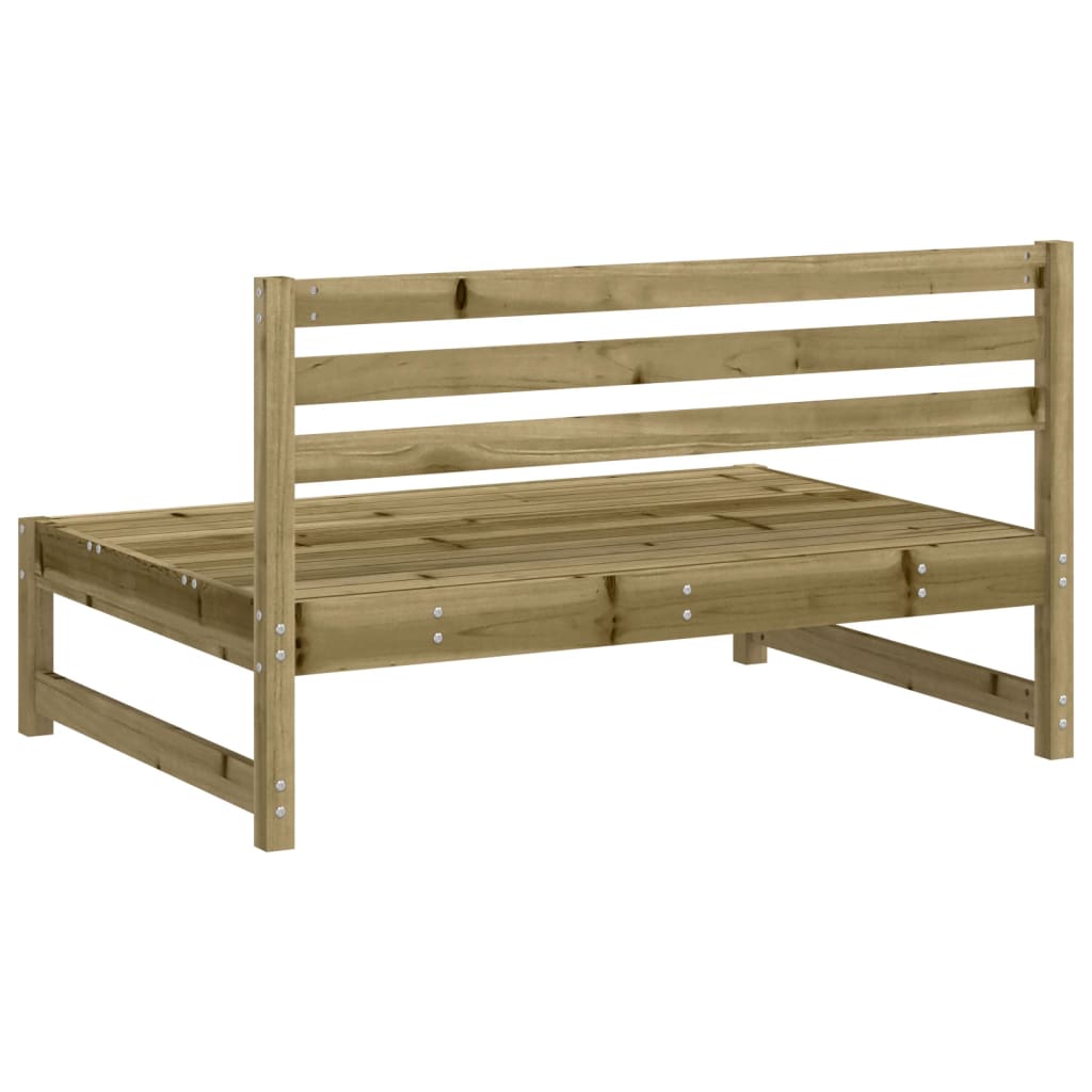 Midtermoduler Til Havesofa 2 Stk. 120x80 Cm Massivt