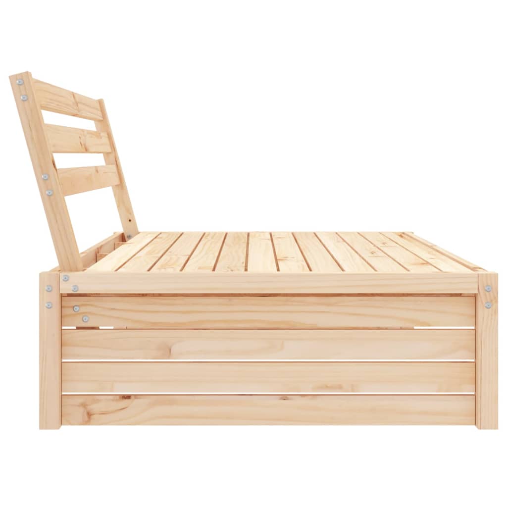 Midtermodul Til Havesofa 120x80 Cm Massivt Fyrretræ - Billede 4
