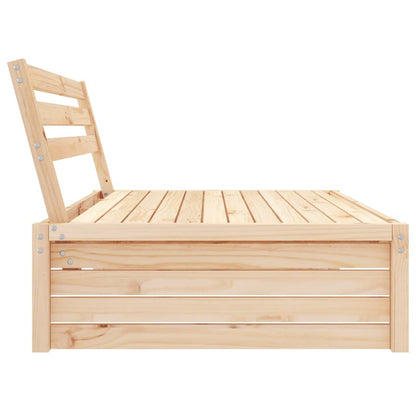 Midtermodul Til Havesofa 120x80 Cm Massivt Fyrretræ - Billede 4