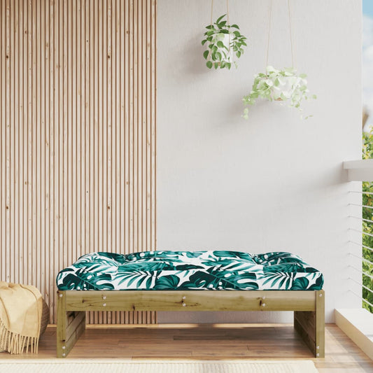 Udendørs Fodskammel 120x80 Cm Imprægneret Fyrretræ - Hovedbillede