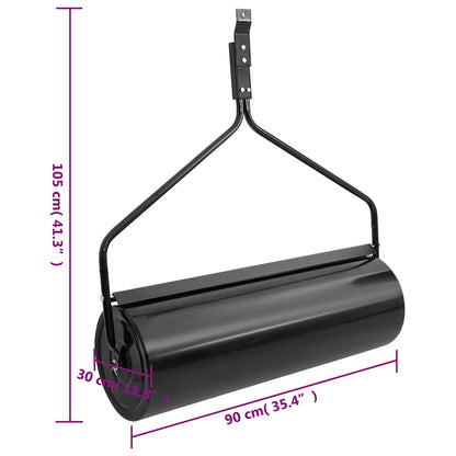 Plænetromle 63 Cm 50 L Sort - Billede 6