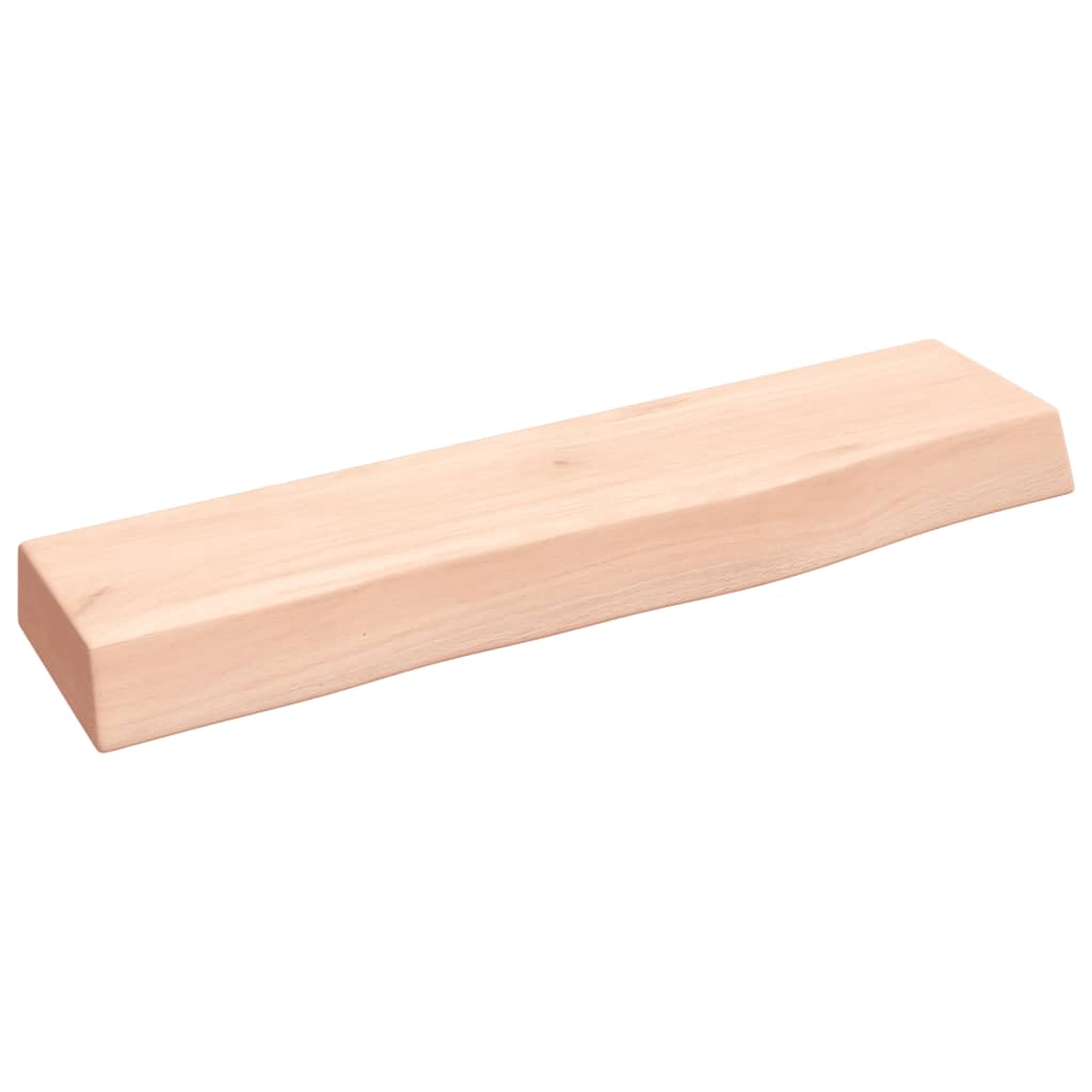 Væghylde 40x10x4 Cm Massivt Egetræ - Billede 2