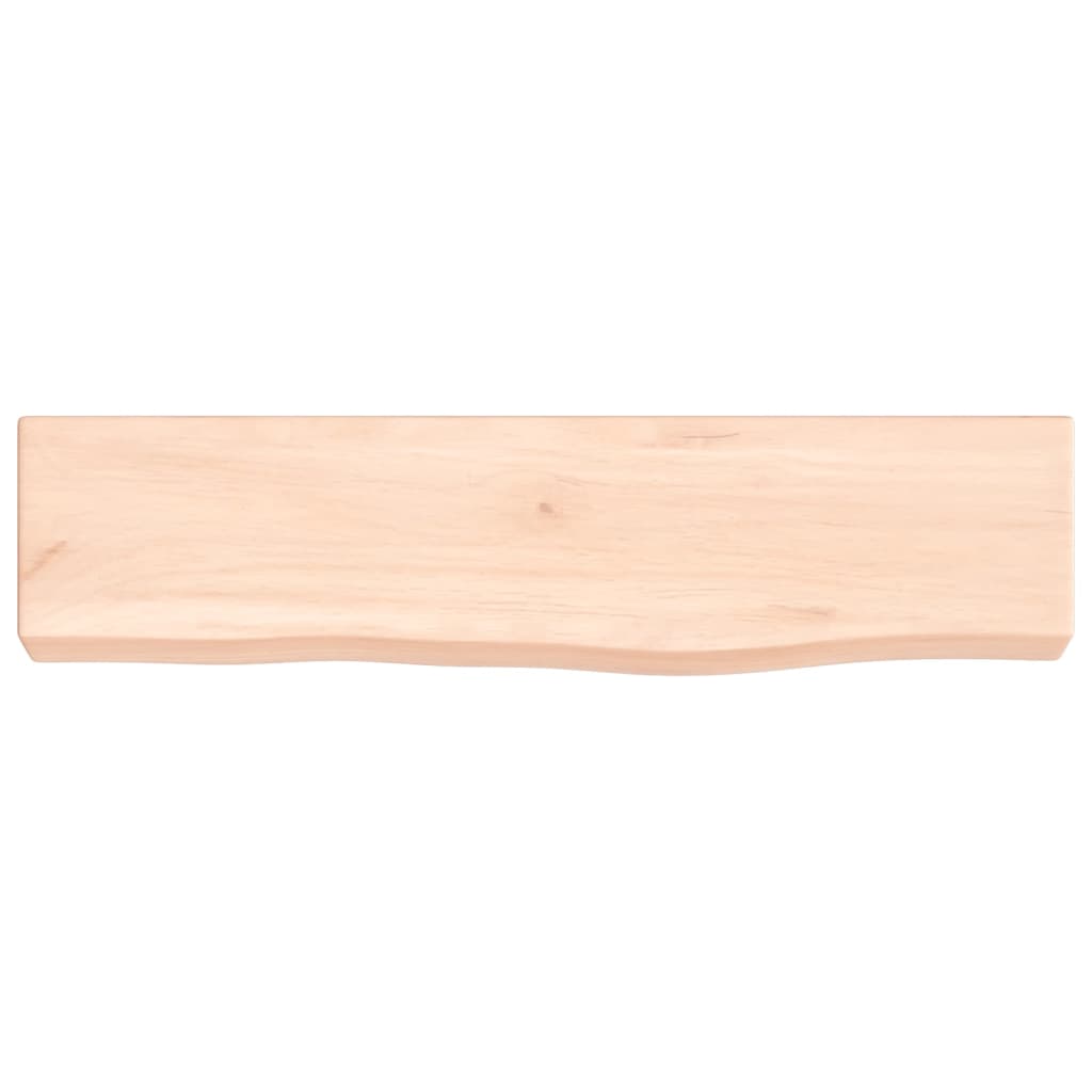 Væghylde 40x10x4 Cm Massivt Egetræ - Billede 4