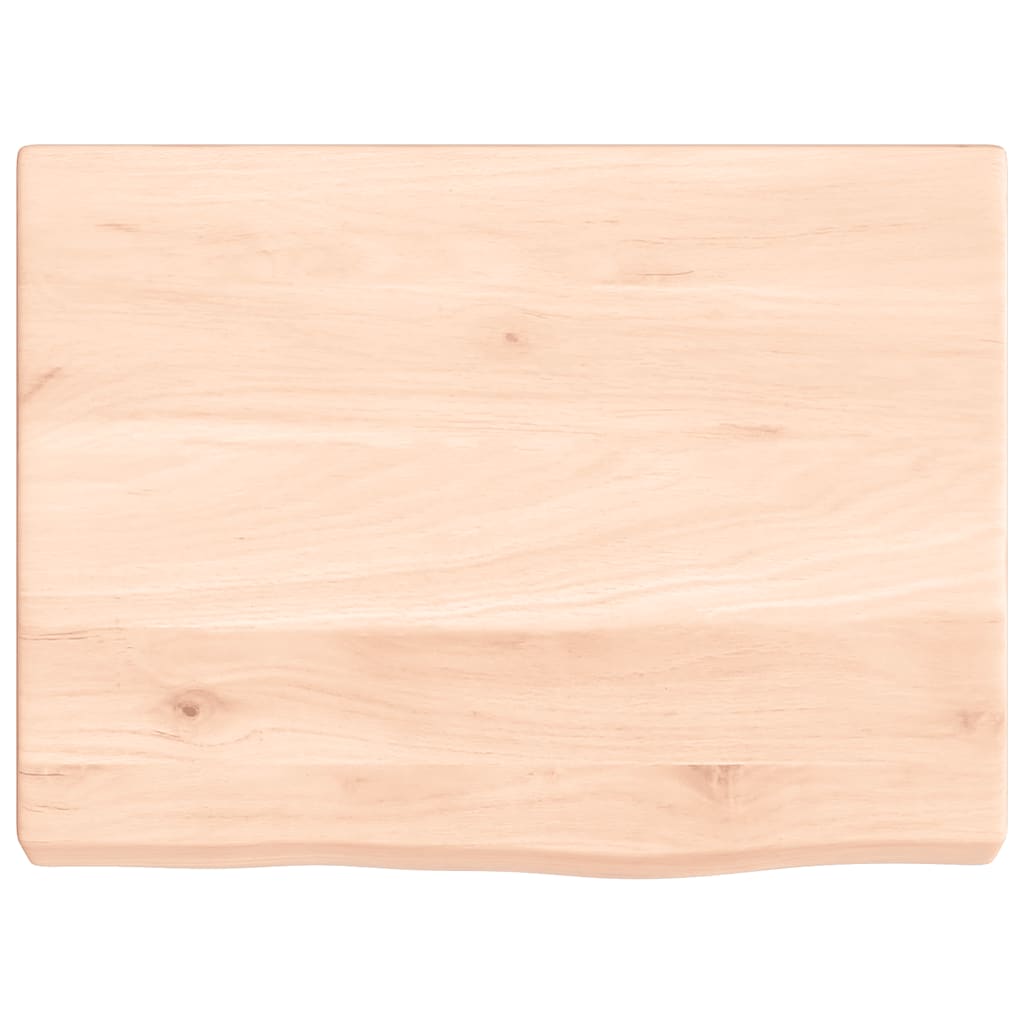 Væghylde 40x30x(2-4) Cm Massivt Egetræ - Billede 4