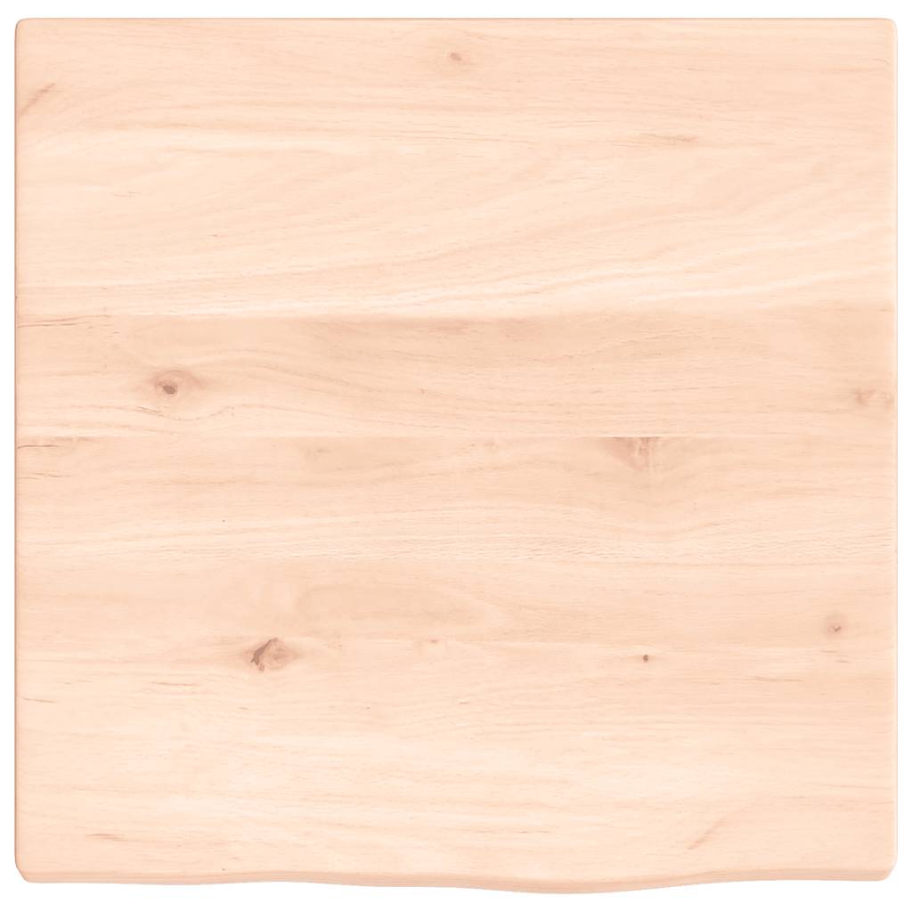 Væghylde 40x40x2 Cm Massivt Egetræ - Billede 4