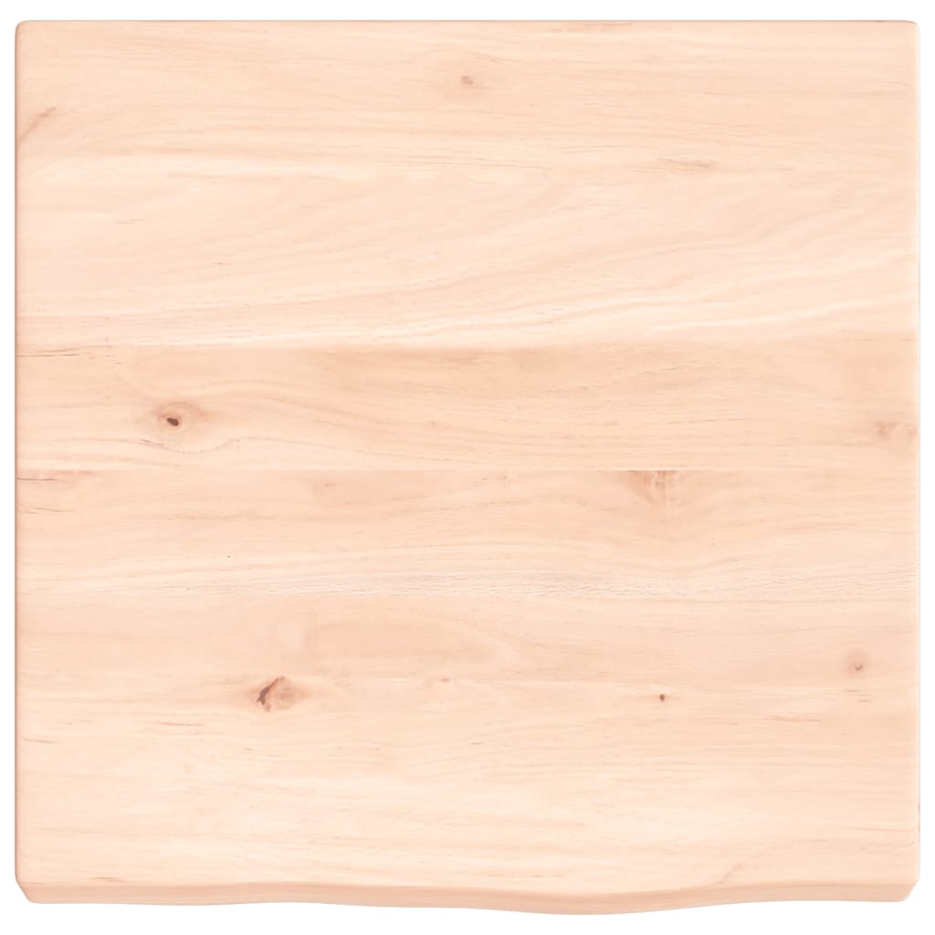 Væghylde 40x40x(2-4) Cm Massivt Egetræ - Billede 4
