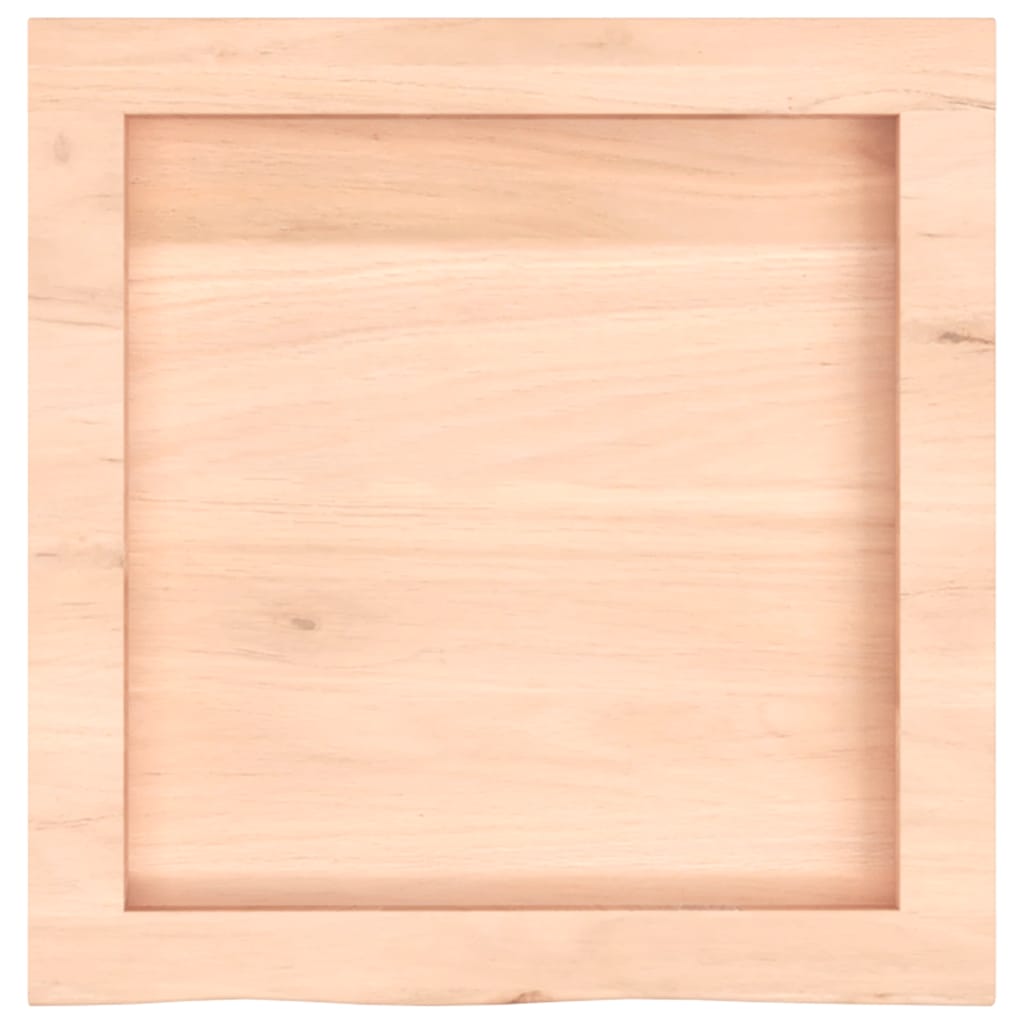 Væghylde 40x40x(2-4) Cm Massivt Egetræ - Billede 5