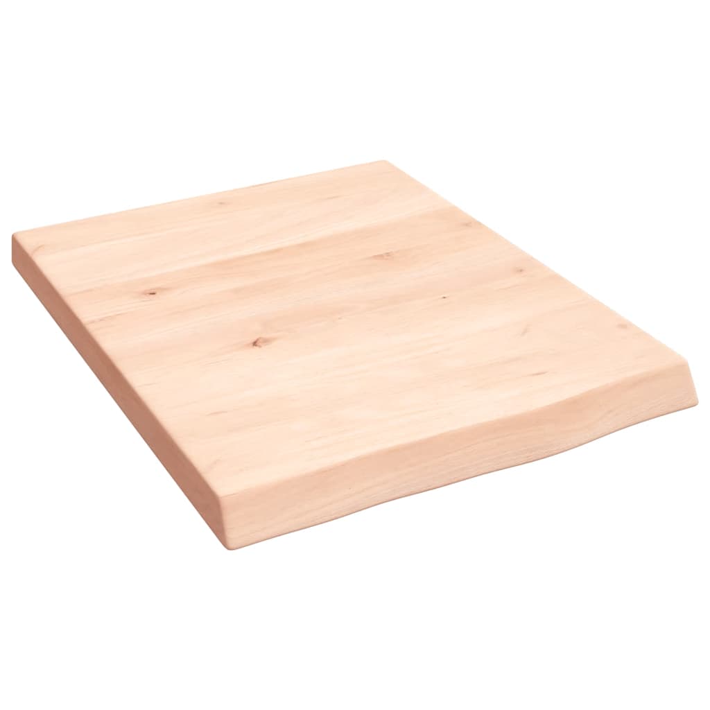Væghylde 40x50x(2-4) Cm Massivt Egetræ - Billede 2