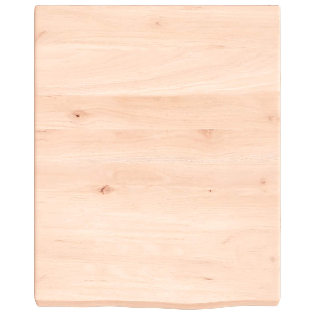 Væghylde 40x50x(2-4) Cm Massivt Egetræ - Billede 4