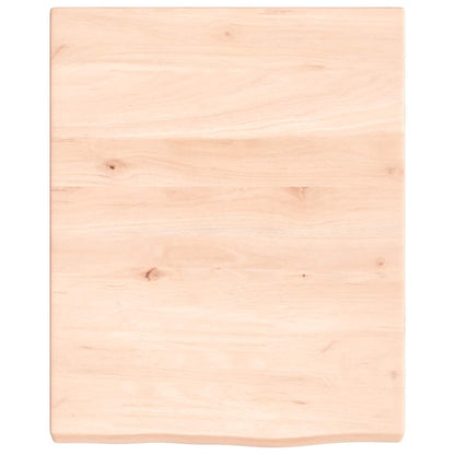 Væghylde 40x50x(2-4) Cm Massivt Egetræ - Billede 4