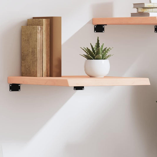 Væghylde 40x50x(2-4) Cm Massivt Egetræ - Hovedbillede