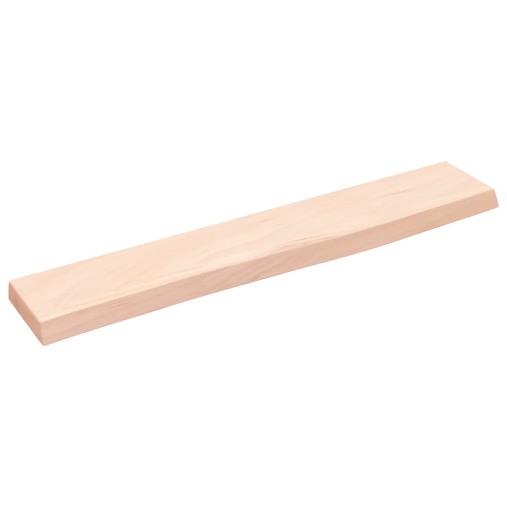 Væghylde 60x10x2 Cm Massivt Egetræ - Billede 2