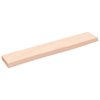 Væghylde 60x10x2 Cm Massivt Egetræ - Billede 2