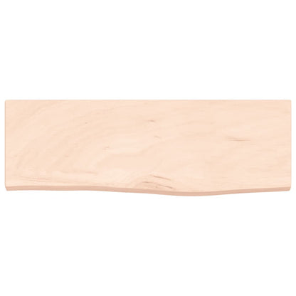 Væghylde 60x20x2 Cm Massivt Egetræ - Billede 4