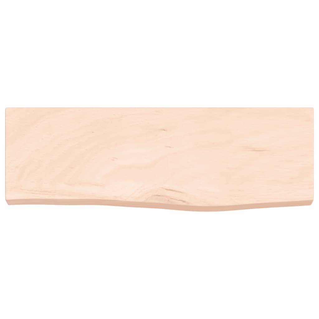 Væghylde 60x20x4 Cm Massivt Egetræ - Billede 4