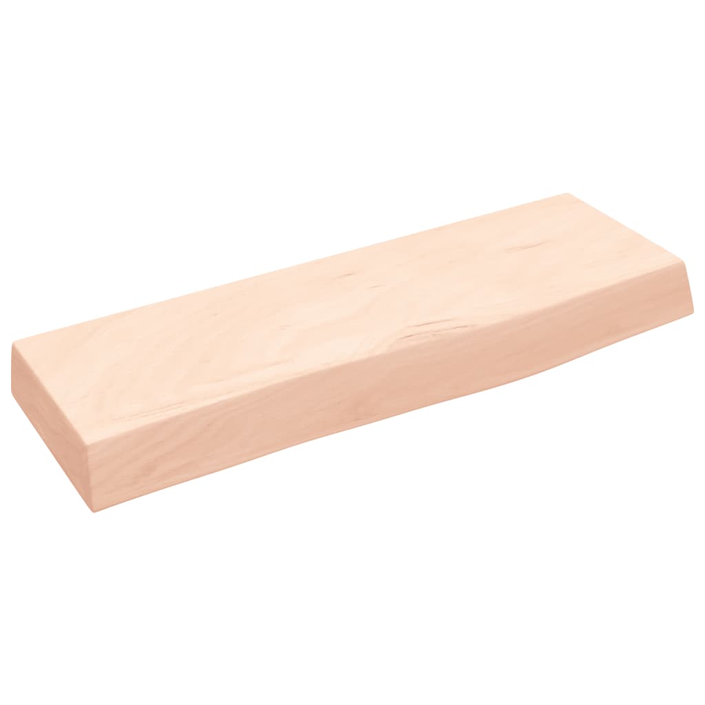 Væghylde 60x20x6 Cm Massivt Egetræ - Billede 2