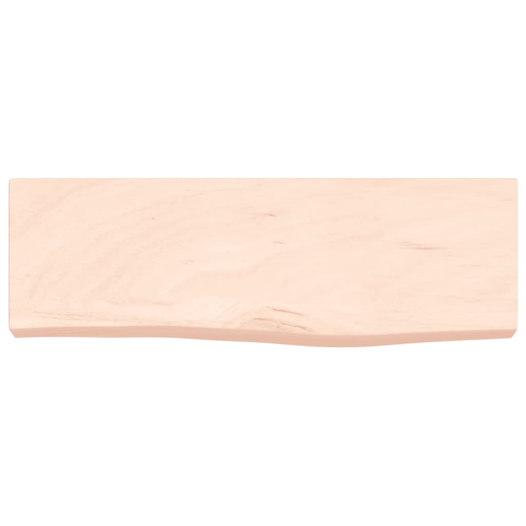Væghylde 60x20x6 Cm Massivt Egetræ - Billede 4