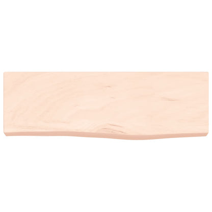 Væghylde 60x20x6 Cm Massivt Egetræ - Billede 4
