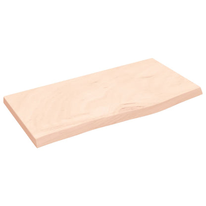Væghylde 60x30x(2-4) Cm Massivt Egetræ - Billede 2