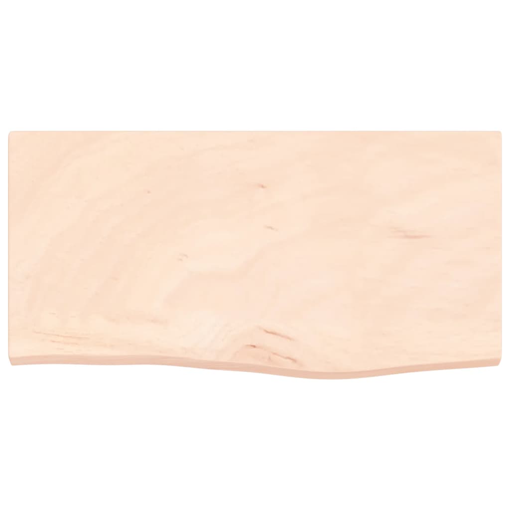 Væghylde 60x30x(2-4) Cm Massivt Egetræ - Billede 4