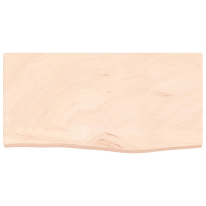 Væghylde 60x30x(2-4) Cm Massivt Egetræ - Billede 4