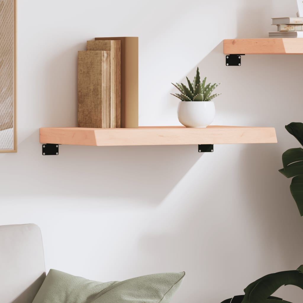 Væghylde 60x30x(2-6) Cm Massivt Egetræ - Billede 3