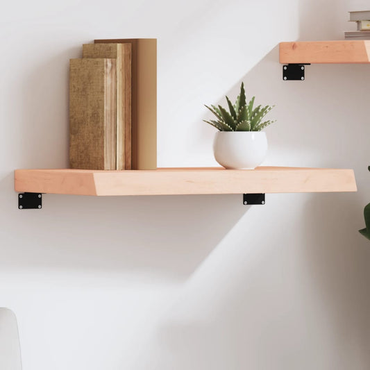 Væghylde 60x30x(2-6) Cm Massivt Egetræ - Hovedbillede